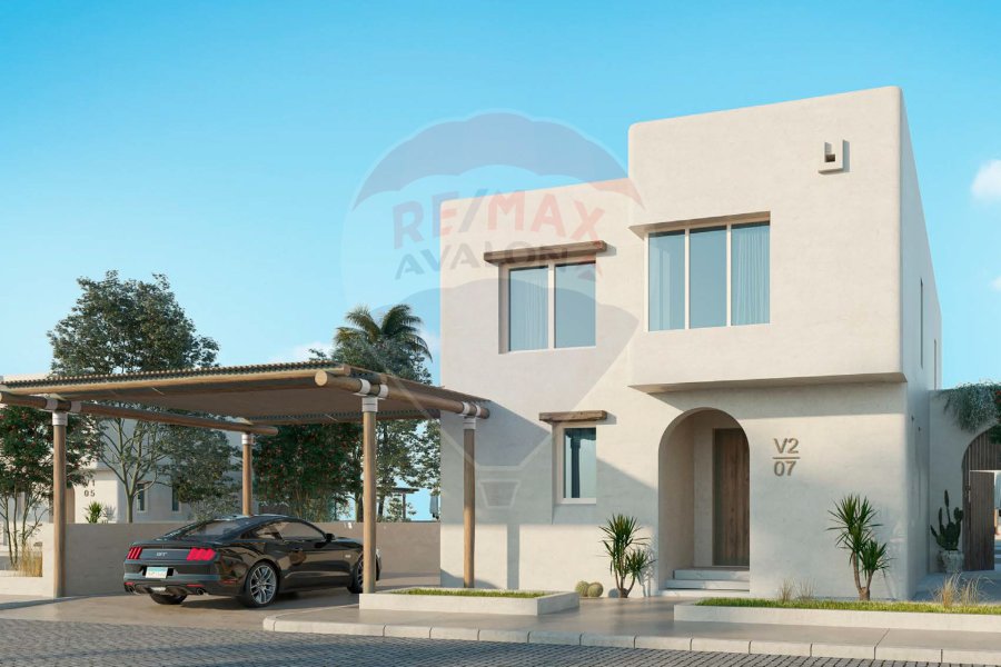Ground Chalet with Garden (Hacienda West - Ras El Hekma) Corner for sale 100 m
