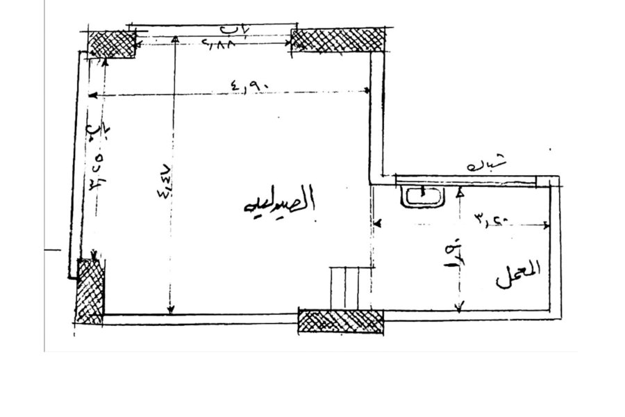 صيدلية للايجار 28 م المنشية ( بجوار القنصلية السويدية )