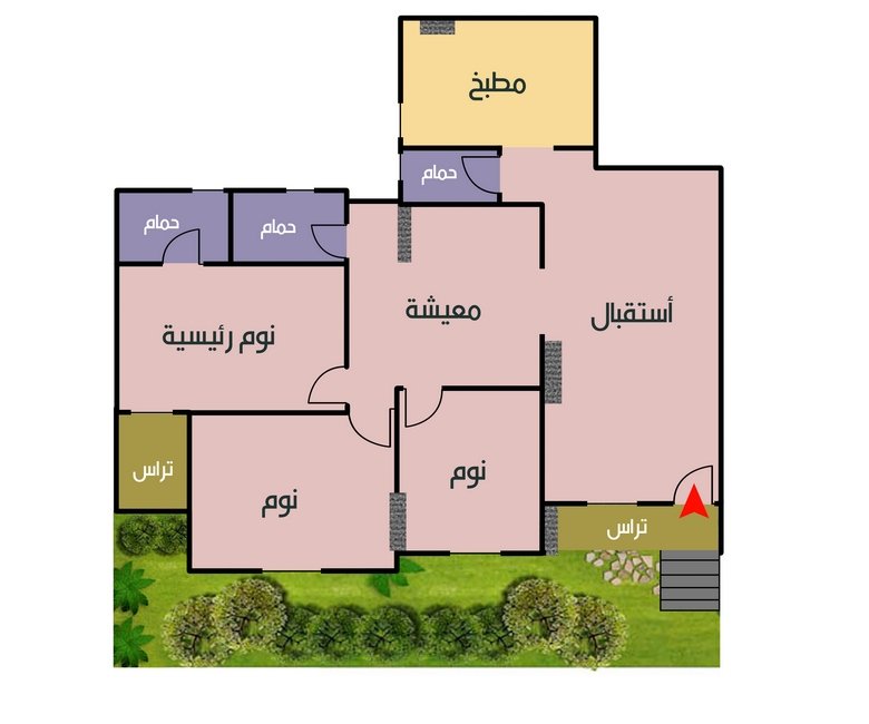 شقة للبيع 118م سموحة
