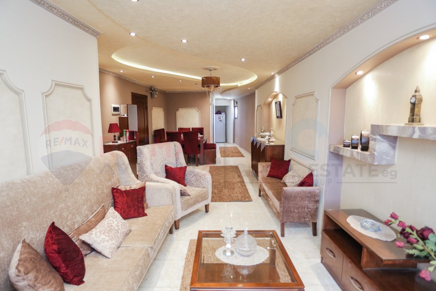 Furnished apartment for rent 130 m Raml station (Fouad st.)