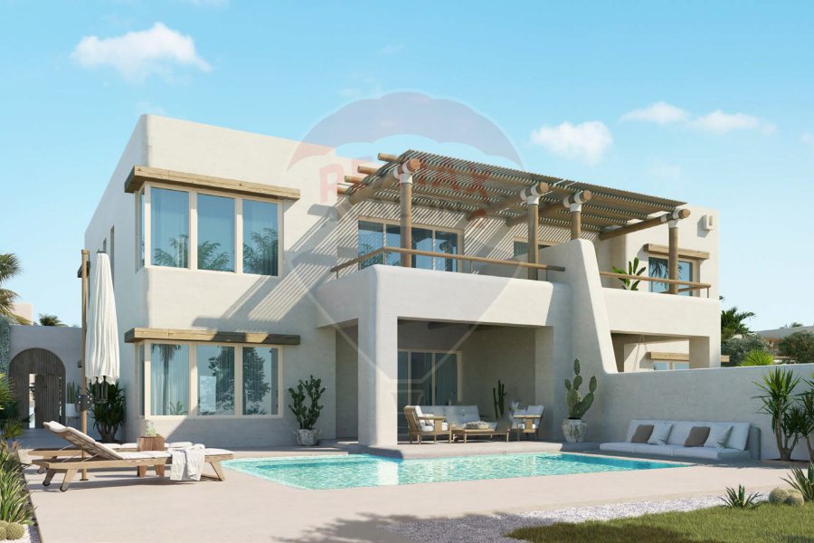 Ground Chalet with Garden (Hacienda West - Ras El Hekma) Corner for sale 100 m