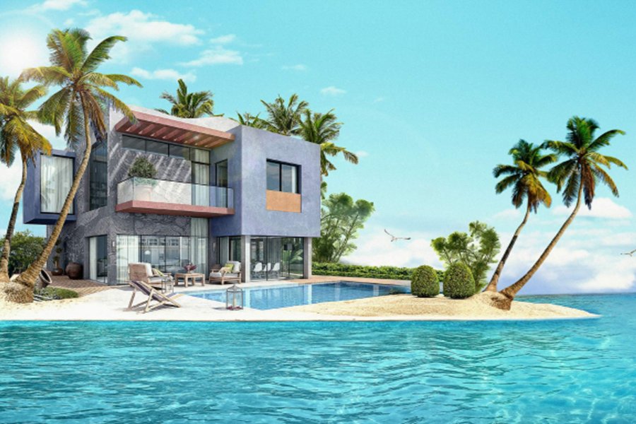 Twin house villa for sale (Mountain View Plage) 225 m