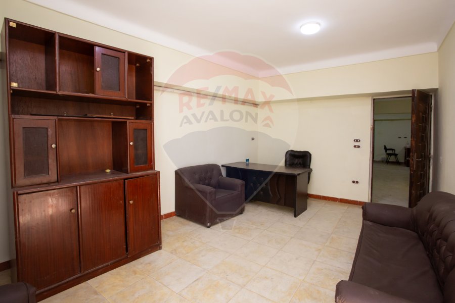 Administrative apartment for rent 300 m Roushdy (Abu Qir St.)