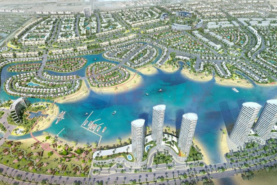 Apartment for sale 182m in New Alamein (the Gate towers - El Alamein City Edge Towers) - sea and lake view