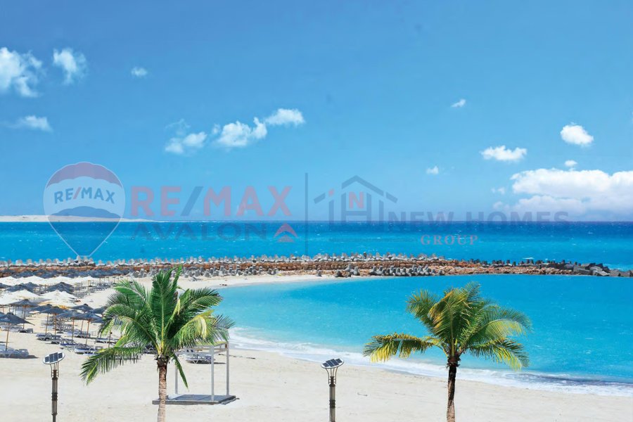 Chalet + roof for sale North Coast (Marseilia Beach 4 - Sidi Abdelrahman) 85 m chalet + 85 roof