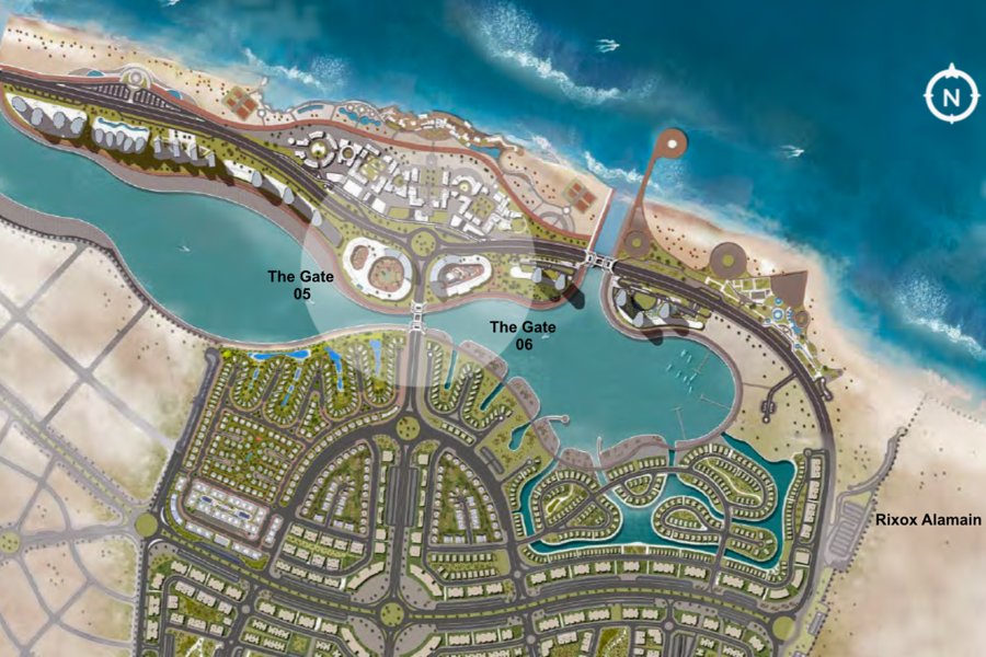 Studio for sale 54 m The Alamein Iconic Towers (The Gate 5)